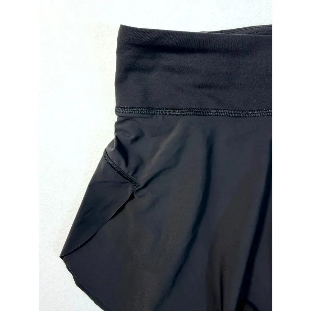 Lululemon Women’s Size 4 Black Running Skort Built-In Shorts Pockets